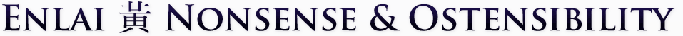 Enlai: Nonsense & Ostensiblity